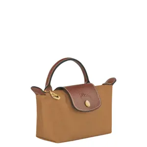 Longchamp Le Pliage Original Pouch with Handle Fawn
